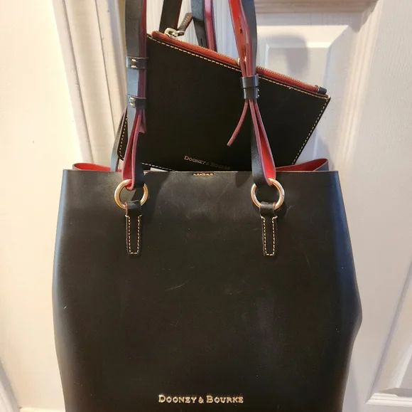 Dooney and Bourke bag. APPROX. 12"wide and 11"tall - Picture 3 of 4